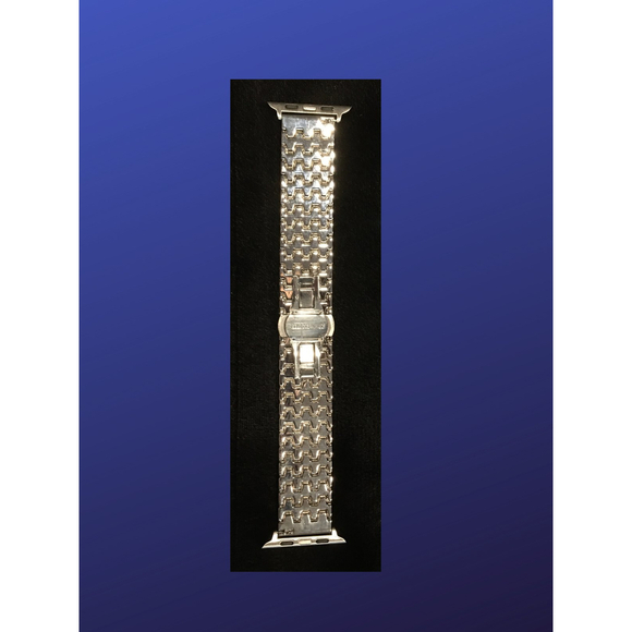 UNBRANDED Stainless Steel Jubilee Link Apple Watch Strap, fits 42mm, NWOB - Picture 2 of 3